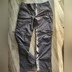 Columbia hiking pants convertible to shorts